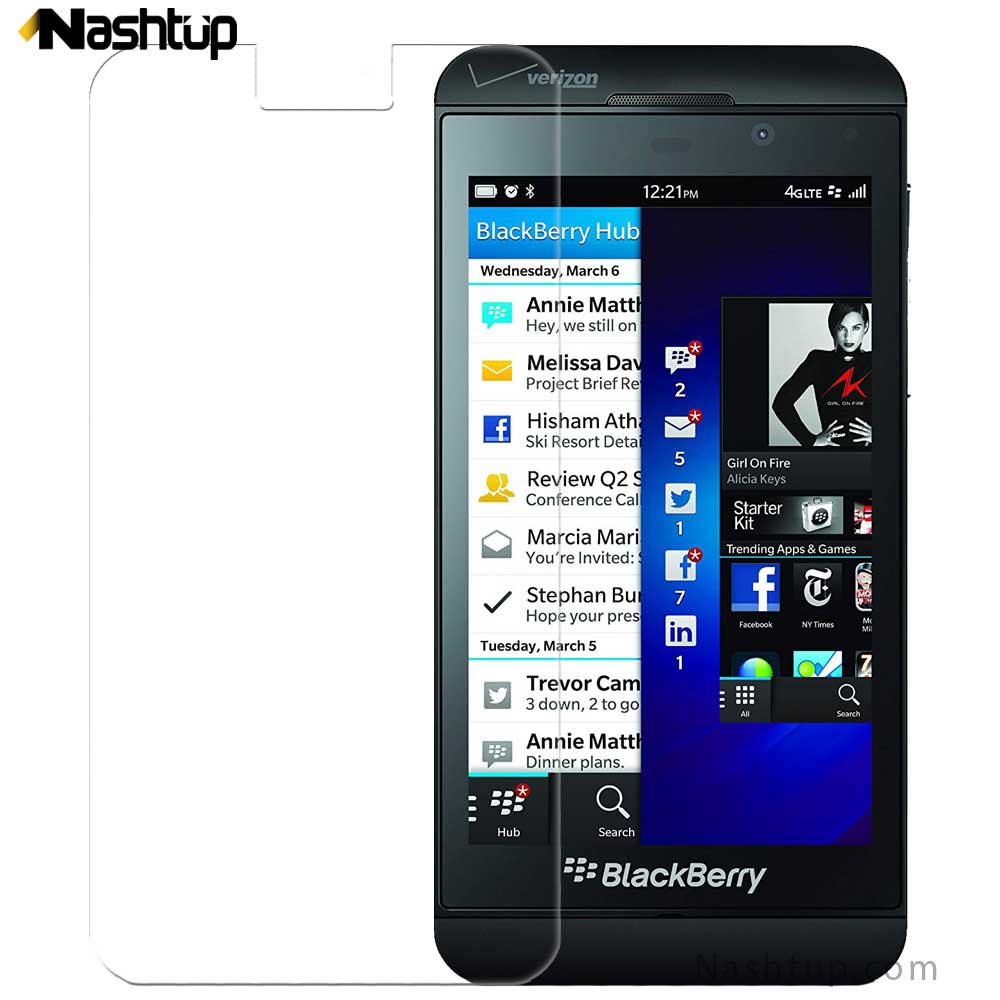 گلس شیشه ای و محافظ صفحه نمایش BlackBerry Z10